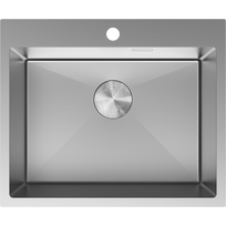 Mexen Solix plieninė virtuvės kriauklė 1 kamera 600 x 500 mm, inox - 6408601000-01