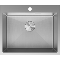 Mexen Solix nerūdijančio plieno kriauklė, vienos kameros 600 x 500 mm, inox HC - 6408601000-01HC