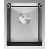 Mexen Trixo nerūdijančio plieno vienos kameros praustuvas 370 x 440 mm, inox - 6412371000-01