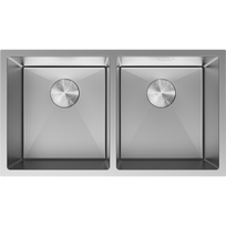 Mexen Binox nerūdijančio plieno 2 skyrių kriauklė 800 x 450 mm, inox - 6421802000-01