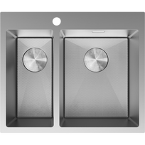 Mexen Flexo plieninė vienos su puse kameros plautuvė 610 x 510 mm, inox HC - 6446611500-01HC