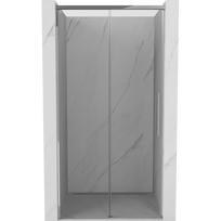 Mexen Rox slankiojančios dušo durys 125 cm, skaidrios, chromas - 8C2-125-000-01-00