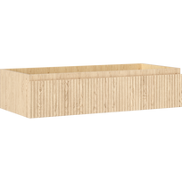 Mexen Rivel vonios kambario spintelė po kriaukle 100 cm, 1 stalčius, grioveliai, ąžuolas - 91A20-10023-1-BF81
