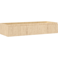 Mexen Rivel vonios kambario spintelė po praustuvu 120 cm, 1 stalčius, rifliuota, ąžuolo - 91A20-12023-1-BF81