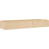 Mexen Rivel vonios spintelė po praustuvu 160 cm, 1 stalčius, rifliuota, ąžuolas - 91A20-16023-1-BF81