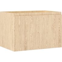 Mexen Rivel vonios kambario spintelė po praustuvu 70 cm, 1 stalčius, banguotas, ąžuolas - 91A20-07047-1-BF81