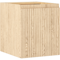 Mexen Rivel vonios spintelė po kriaukle 40 cm, 1 durys, rifliuota, ąžuolo - 91A21-04047-1-BF81