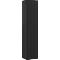 Mexen Rivel vonios spintelė 35 cm, 1 durys, rifliuotas, juodas matinis - 91A21-03016-1-BF71