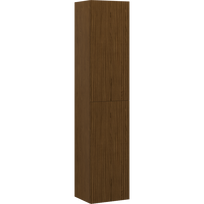 Mexen Rivel vonios kambario spintelė 35 cm, 2 durys, rifliuotas, riešutas - 91A21-03016-2-BF86
