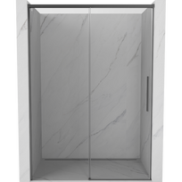 Mexen Rox stumdomos dušo durys 145 cm, permatomas, gun metal - 8C2-145-000-95-00