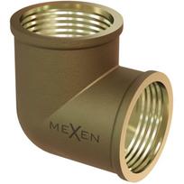 Mexen BRASS žalvarinis alkūnės sujungimas 2 vidinės sriegimo x 2 vidinės sriegimo - W97402-2020