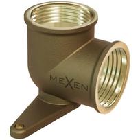 Mexen BRASS žalvarinis alkūninė sieninė jungtis su laikikliu 1/2 vidinis sriegis x 1/2 vidinis sriegis - W97408-1212