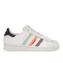 adidas Superstar Daugiaspalviai Dantyti Dryžiai Moteriški Kedai Balti Debesies Baltumo Naktinio Dangaus GW9783 37⅓ white