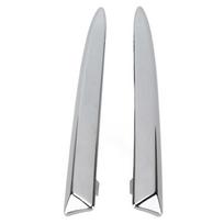 2x priekinio bamperio viršutinės grotelių apdailos detalės, skirtos „Fiat 500“ 07–15 m., 735455041 735455042