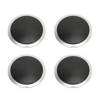 4 vnt. ratlankio dangtelis 68078419AC Didelio kietumo centrinis ratlankio dangtelis su chromo apdaila Pakeitimas FIAT 500 2007–2019 m. White Circle White Letter