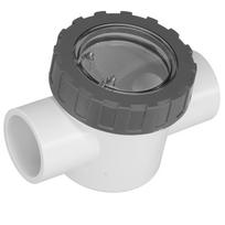 PVC atbulinis vožtuvas baseinui, skaidrus, negrįžtamasis vožtuvas, atsarginės dalys Type 1 gray