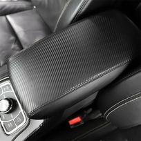 For 2011-2018 Jeep Grand Cherokee Center Console Armrest Cover Pad Black Leather