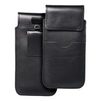 ROYAL - Odinė universali užtrauktuko kišenė / juoda - Dydis 2XL - IPHONE 6 PLUS / SAMSUNG A52 / XIAOMI REDMI NOTE 10