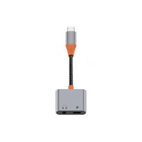 WiWU - Garso adapteris LT10 Typ C į Typ C + 3.5mm