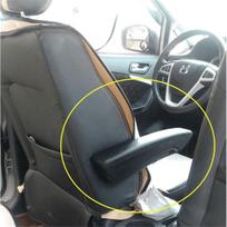 Juodas Automobilio Sunkvežimio Sėdynės Porankio Laikiklis Dešinės Pusės Porankis PU Oda Reguliuojamas