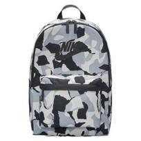 Nike Heritage audinio kuprinė, įprasta, unisex, anglies juoda/fantominė pilka, balta/juoda, lengva, laisvalaikio, DV6243-060