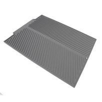 Silicone Dish Drying Mat 485x405mm Heat Resistant Non Slip Kitchen Counter Drain Pad for Home balta