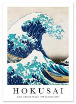 Plakatas Hokusai didžioji banga 21x29,7 cm A4