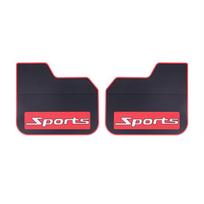 2PCS Universal Front+Rear Mud Guards Fender Sport Styling Mudflaps Splash Guards