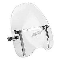 Universalus motociklo priekinis stiklas 22–25 mm vairo montavimas Transparent