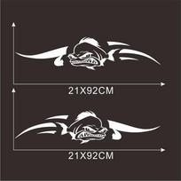 92CM x 21CM Viniliniai Žvejybos Laivo Lipdukai Meno Raštas Kruizinio Laivo Kėbulo Lipdukai Atsparūs Vandeniui