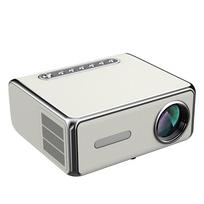 Projektorius 900 ANSI Lumens 2.4G+5G WiFi 1920*1080 Keystone Correction nešiojamasis keturių branduolių projektorius UK Plug sidabras