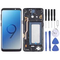Samsung Galaxy S9 SM-G960 TFT LCD ekranas su skaitmenizatoriumi, pilnas surinkimas su rėmeliu (Juoda) juoda