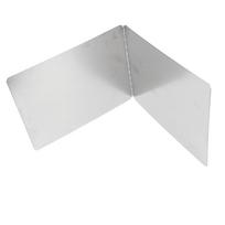 Viryklės riebalų apsauga, 2 pusės, karščiui atspari, nelipni danga, nerūdijančio plieno viryklės apsauga nuo purslų virtuvei 40x40x30cm / 15.7x15.7x11.8in