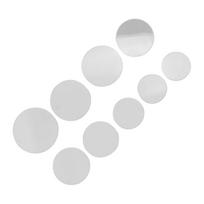 9 Pcs Watch Glass 1.2mm Thick Transparent Clear Watch Crystal Lens Glass Replacement Watch Glass Beaker Cover