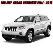 2x Chromuotas ABS Priekinių rūko žibintų apdailos rėmelis Jeep Grand Cherokee 2011-2013