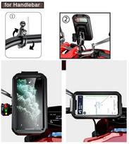 Atsparus vandeniui motociklo telefono laikiklio dėklas stovas
