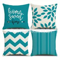 Lininis Geometrinio Stiliaus Modernus Spaudinys Namų Sofos Svetainės Pagalvės Pagalvėlės Užvalkalas Pagalvės Užvalkalas 45 * 45 pillowcase