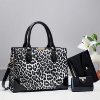 New Leopard Print Crossbody Bag with Large Capacity for Commuting 28/11/21 raudona