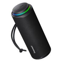 Tronsmart T8 Bluetooth garsiakalbis 40W, 360° garsas IPX7 atsparus vandeniui, 18 val. grojimo laikas, APP valdymas EQ & apšvietimas, TWS poravimas, lauko nešiojamas juoda