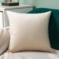 Vienos spalvos aksominė pagalvės užvalkalas sofai, biuro lovos pliušinis pagalvės užvalkalas, olandiško aksomo pagalvės užvalkalas 40 * 40cm (excluding pillow core)