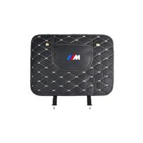 Automobilio Anti-kick Pagalvėlės Interjero PU Oda Automobilio Sėdynės Nugaros Rašteliai BMW M E34 E36 E60 E90 E46 E39 E70 F10 F20 F30 X5 X6 X1 M3 M5 M6 E71 F01 F02 juoda