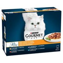 Gourmet Perle su kalakutiena, tunu, antiena ir ėriena, 12x85 g