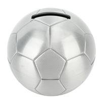 Metalinė futbolo taupyklė, didelės talpos, dekoratyvi, daugiafunkcionalė, futbolo kamuolio formos taupyklė, futbolo pinigų bankas vaikams, berniukams