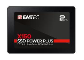 Emtec X150 Power Plus - SSD - 2 TB - intern - 2.5 (6.4 cm) - SATA 6Gb/s (ECSSD2TX150)