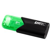 Emtec Click Easy USB-Stick 64GB USB Typ-A 3.2 Gen 1 (3.1 Gen 1) Schwarz - Grün (ECMMD64GB113)