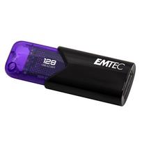 Emtec Click Easy USB-Stick 128GB USB Typ-A 3.2 Gen 1 (3.1 Gen 1) Schwarz - Violett (ECMMD128GB113)
