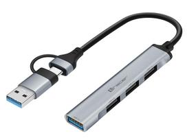TRACER ADAPTER A-4 USB Type-C do USB-A 4x USB-A