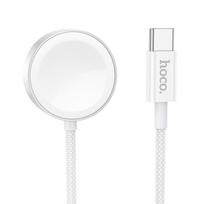 Wireless charger Hoco 2.5W USB-C compatible with Apple Watch and Samsung Watch CW59 white