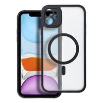 MATINIS MAG COVER dėklas, suderinamas su MagSafe, skirtas IPHONE 11 juodas
