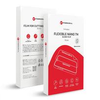 Hibridinė nano stiklo plėvelė pjovimo mašinai Forcell F-Protect Lanksti NANO 7H 196 x 125 mm 25 vnt.